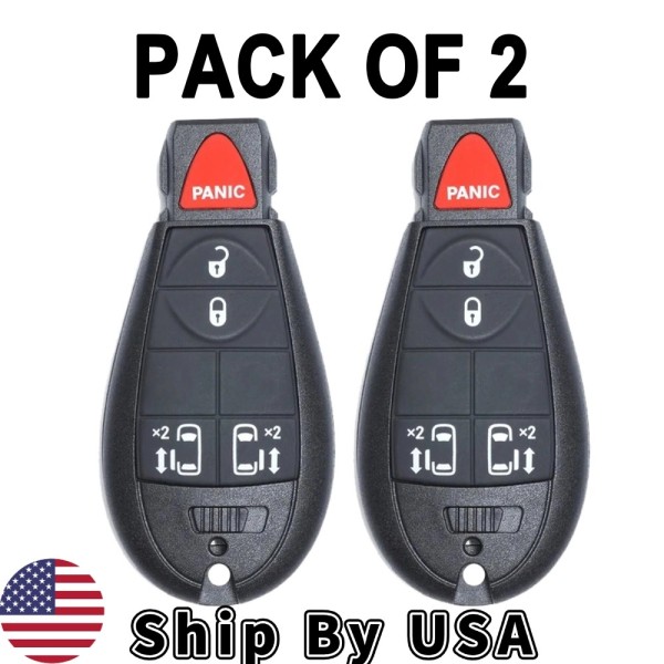 Dodge Grand Caravan 5 Button Fobik Key 2008-2020 For IYZ-C01C | Aftermarket